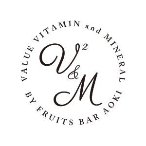 V2＆M by Fruits Bar AOKIのロゴ画像