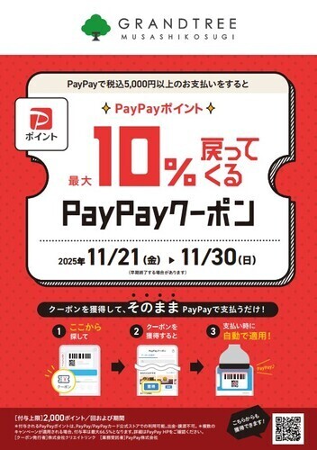 PayPay１０％
