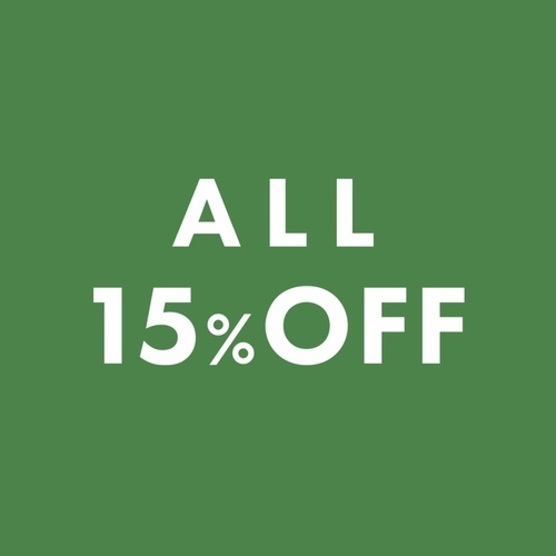 ALL 15%OFF