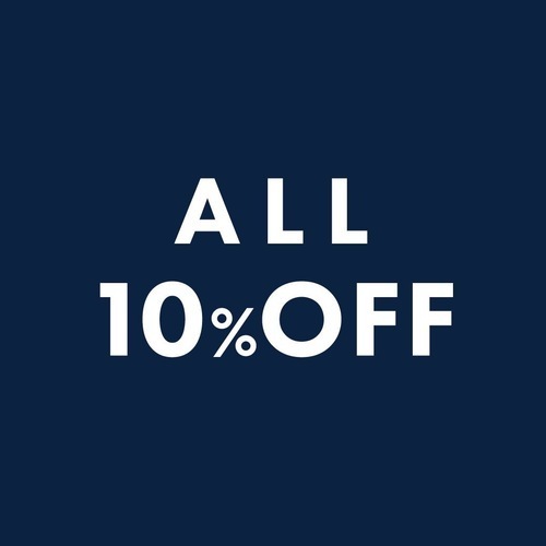 ALL 10%OFF