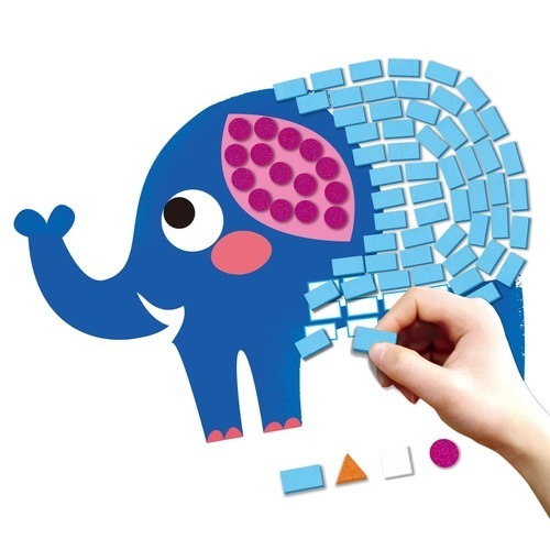 シールであそんでつくる絵本
