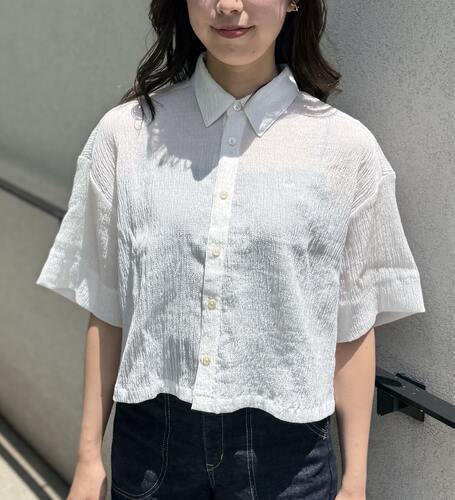 後ろリボンシャツ