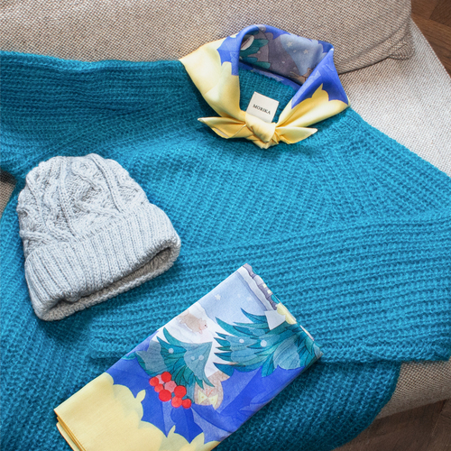 クリスマスハンカチ