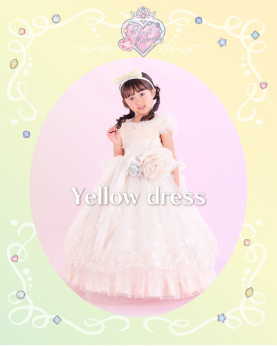 ドレス:クリーム💛