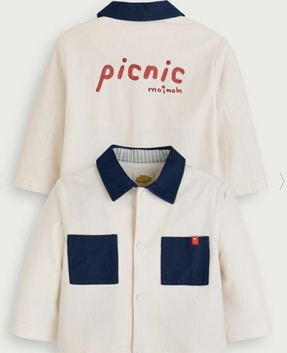 Picnicデニム風ポケットジャケット