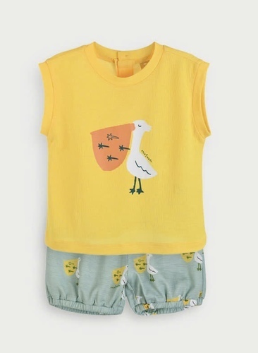 ペリカンノースリーブTシャツ＆パンツ