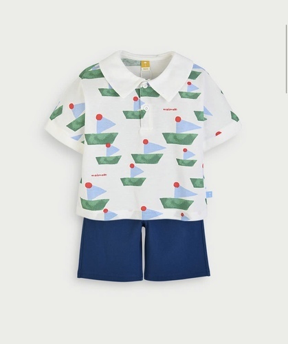 【セットアップ】サンシャイン＆ボート半袖トップス&パンツ