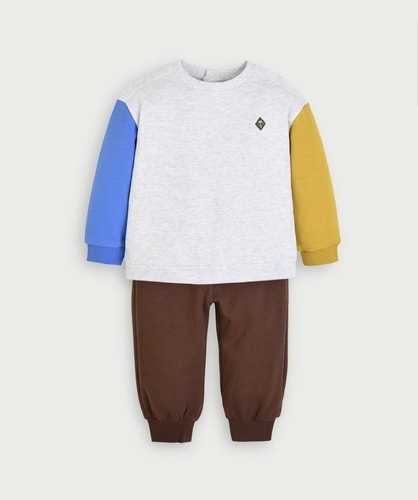【SOFT&amp;】【セットアップ】配色スウェット＆パンツ