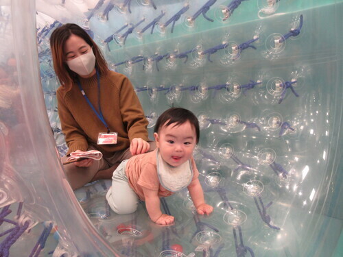赤ちゃんイベント☆遊具体験会サイバーホイール