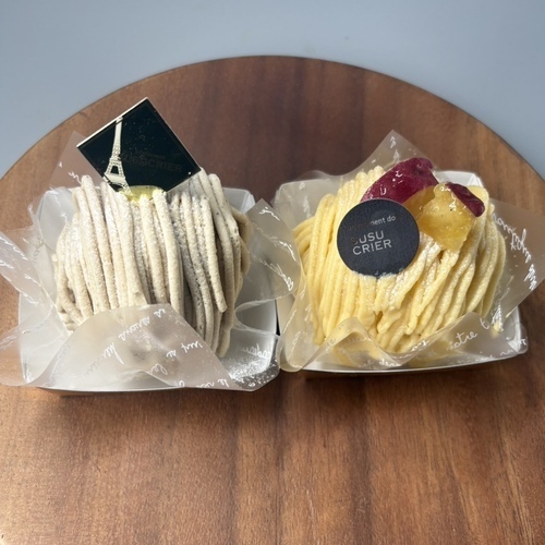 秋の味覚が楽しめる2種類のモンブラン🌰🍠